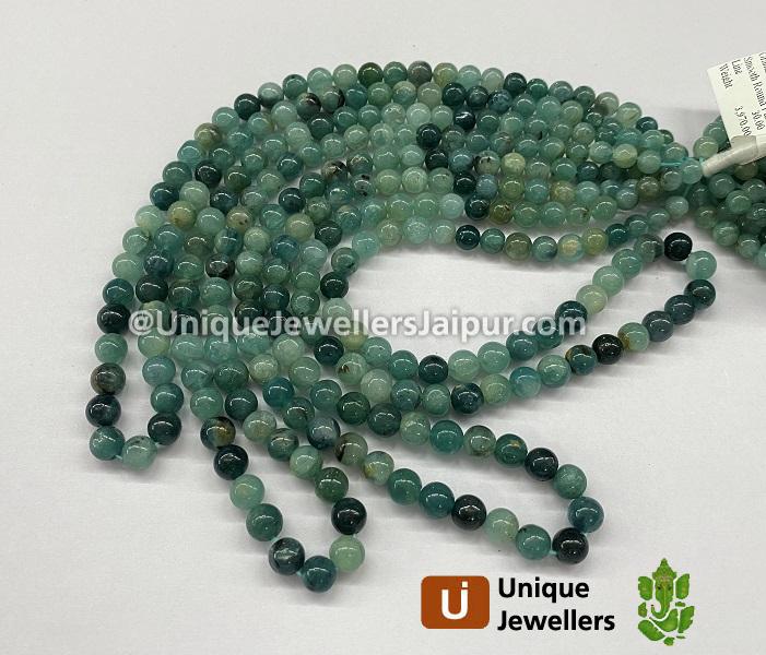 Grandidierite Shaded Balls Beads